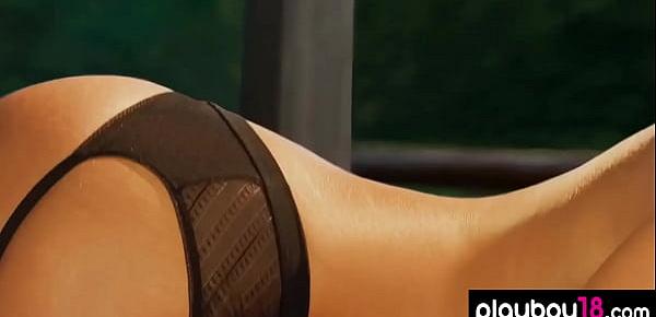 Busty australian beauty Lisa Seiffert posing outdoor to show her hot body